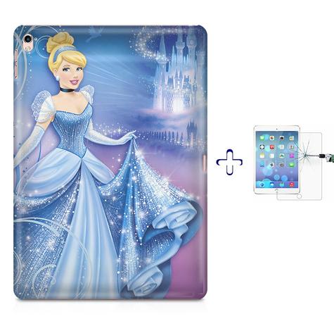 Menor preço em Kit Capa Case TPU iPad Pro 9,7” - Cinderella + Película de Vidro (BD02) - Skin t18