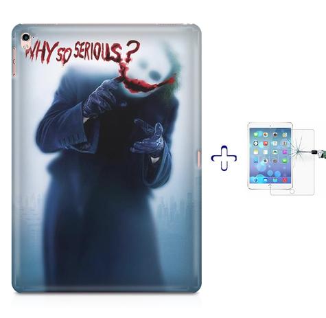 Kit Capa Case TPU iPad Pro 9,7” - Coringa + Película de Vidro (BD02) - Skin t18 Menor preço em Kit Capa Case TPU iPad Pro 9,7” - Coringa + Película de Vidro (BD02) - Skin t18