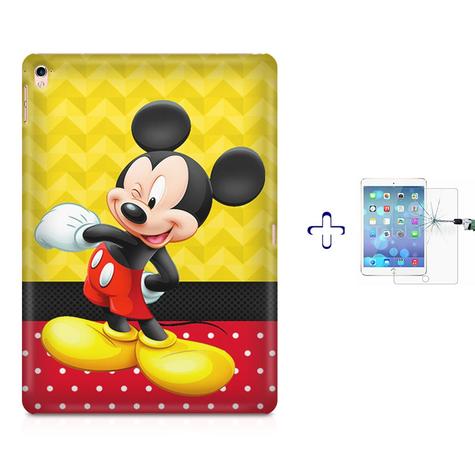 Kit Capa Case TPU iPad Pro 9,7” - Mickey + Película de Vidro (BD01) - Skin t18 Menor preço em Kit Capa Case TPU iPad Pro 9,7” - Mickey + Película de Vidro (BD01) - Skin t18