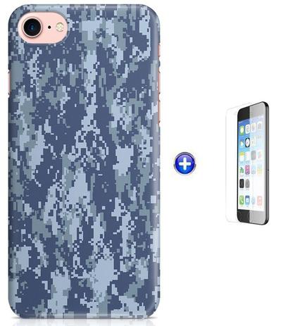 Kit Capa Case TPU iPhone 7 - 4,7” Camuflagem Digital + Pel Vidro (BD51) - Bd cases é boa?