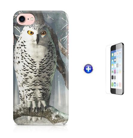 Kit Capa Case TPU iPhone 7 - 4,7” Coruja + Película de Vidro (BD02) - Bd cases é boa?