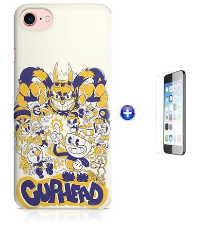 Kit Capa Case TPU iPhone 7 - 4,7” Cuphead Game Jogo + Pel Vidro (BD30) - Bd cases é ruim? Kit Capa Case TPU iPhone 7 - 4,7” Cuphead Game Jogo + Pel Vidro (BD30) - Bd cases é boa?