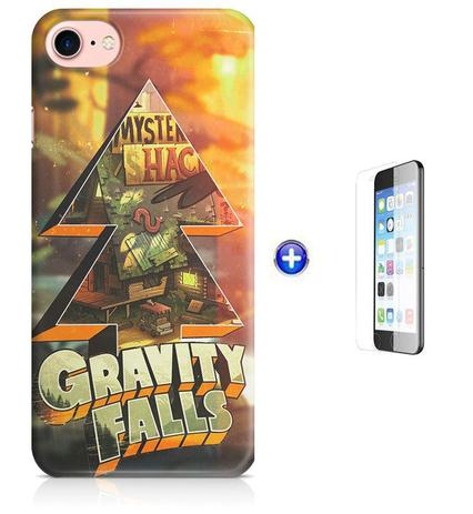 Kit Capa Case TPU iPhone 7 - 4,7” Gravity Falls + Pel Vidro (BD30) - Bd cases é boa?