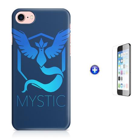 Menor preço em Kit Capa Case TPU iPhone 7 - 4,7” Pokemon Mystic Team + Película de Vidro (BD01) - Bd cases