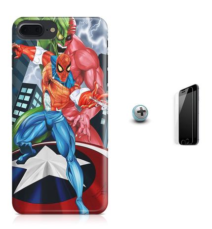 Kit Capa Case TPU iPhone 7 Plus - Homem Aranha + Película de Vidro (BD01) - Bd cases é ruim? Kit Capa Case TPU iPhone 7 Plus - Homem Aranha + Película de Vidro (BD01) - Bd cases é boa?