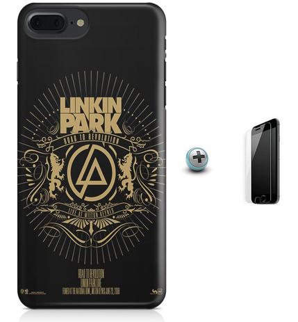 Kit Capa Case TPU iPhone 8 Plus - Linkin Park + Pel Vidro (BD30) - Bd cases é boa?