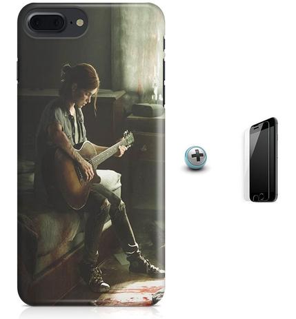 Kit Capa Case TPU iPhone 8 Plus - The Last of Us 2 Ellie + Pel Vidro (BD30) - Bd cases Menor preço em Kit Capa Case TPU iPhone 8 Plus - The Last of Us 2 Ellie + Pel Vidro (BD30) - Bd cases