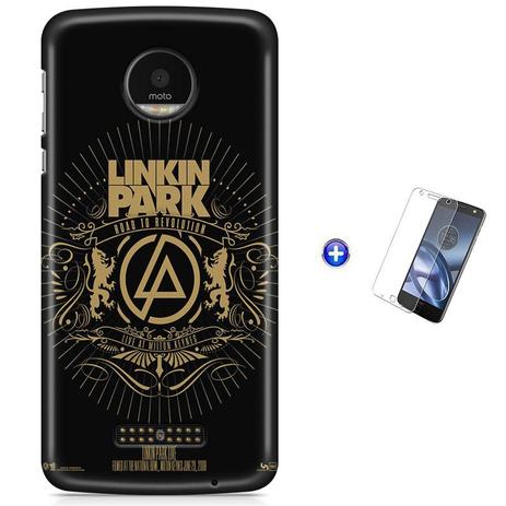 Kit Capa Case TPU Moto Z2 Play - Linkin Park + Pel Vidro (BD30) - Bd cases é boa?