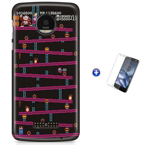 Kit Capa Case TPU Moto Z2 Play - Mario Classico Classic + Pel Vidro (BD30) - Bd cases Menor preço em Kit Capa Case TPU Moto Z2 Play - Mario Classico Classic + Pel Vidro (BD30) - Bd cases