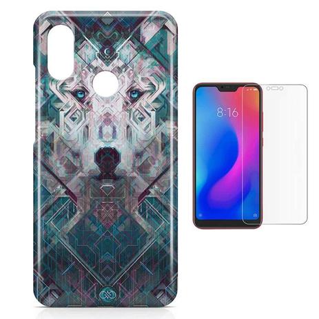 Kit Capa Case TPU Xiaomi Mi A2 Lite Moon Wolf Lobo Lunar + Pel Vidro (BD01) - Bd cases é ruim? Kit Capa Case TPU Xiaomi Mi A2 Lite Moon Wolf Lobo Lunar + Pel Vidro (BD01) - Bd cases é boa?