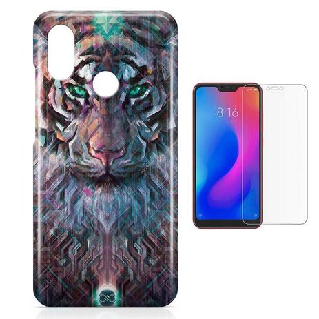 Kit Capa Case TPU Xiaomi Mi A2 Lite Wolf Lobo + Pel Vidro (BD01) - Bd cases é boa?