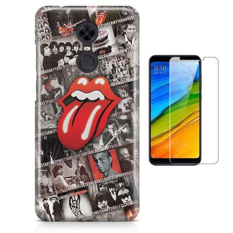 Kit Capa Case TPU Xiaomi Redmi 5 Plus Rolling Stones + Pel Vidro (BD01) - Bd cases é boa?