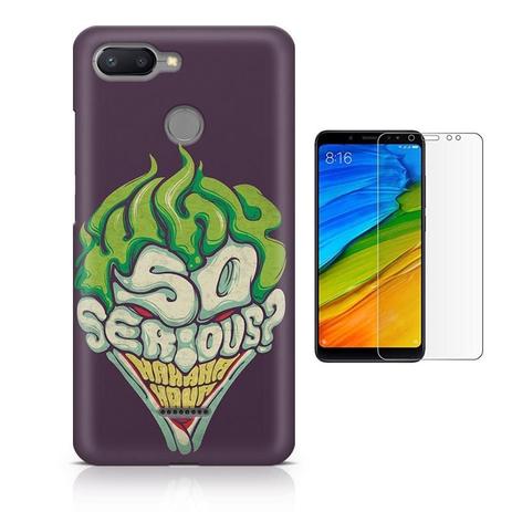 Kit Capa Case TPU Xiaomi Redmi 6 Coringa Joker Batman Why So Serious + Pel Vidro (BD01) - Bd cases é ruim? Kit Capa Case TPU Xiaomi Redmi 6 Coringa Joker Batman Why So Serious + Pel Vidro (BD01) - Bd cases é boa?