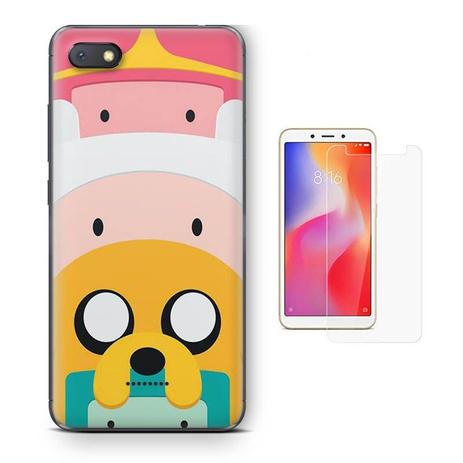 Kit Capa Case TPU Xiaomi Redmi 6A Adventure Time Hora da Aventura + Pel Vidro (BD02) - Bd cases Menor preço em Kit Capa Case TPU Xiaomi Redmi 6A Adventure Time Hora da Aventura + Pel Vidro (BD02) - Bd cases