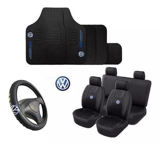 Kit Capa De Banco + Tapete + Volante Automotivo VOLKSWAGEN GOL G2 G3 G4 G5 G6 G7 2011 - Caverna Car Menor preço em Kit Capa De Banco + Tapete + Volante Automotivo VOLKSWAGEN GOL G2 G3 G4 G5 G6 G7 2011 - Caverna Car