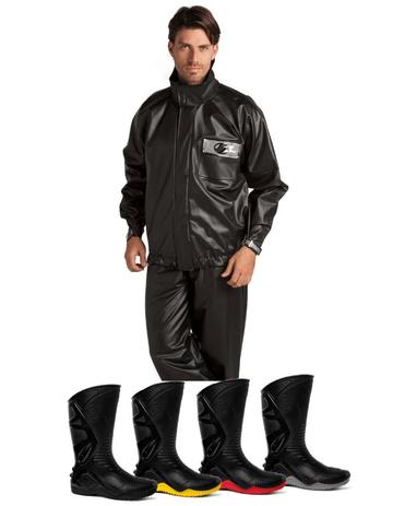 Kit Capa de Chuva Alba Europa + Bota Motosafe PVC Motociclista - Alba e Motosafe Menor preço em Kit Capa de Chuva Alba Europa + Bota Motosafe PVC Motociclista - Alba e Motosafe