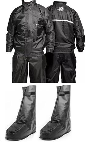 Kit Capa de Chuva Alba Nylon e Polaina Bota Delta Pvc Impermeável - Alba + delta Menor preço em Kit Capa de Chuva Alba Nylon e Polaina Bota Delta Pvc Impermeável - Alba + delta