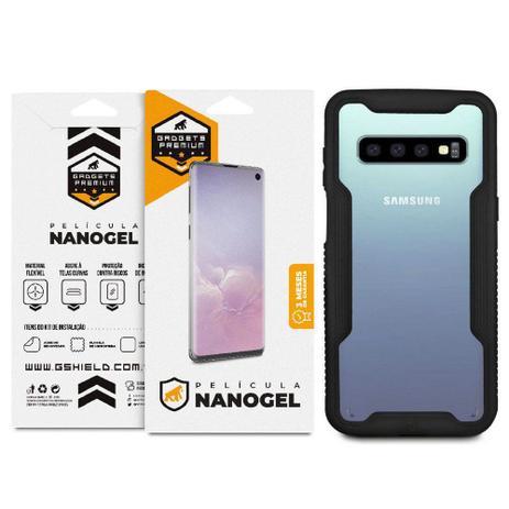 Capinha Case Tpu Básica + Película Câmera Lente Samsung Galaxy S10 em  Promoção | Ofertas na Americanas