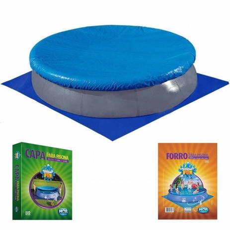 Kit Capa e Forro para Piscina Inflavel de 12 000 Ou 14 000 Litros Mor Menor preço em Kit Capa e Forro para Piscina Inflavel de 12 000 Ou 14 000 Litros Mor