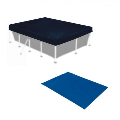 Kit Capa + Forro para Piscina Retangular 3000 Litros Mor Menor preço em Kit Capa + Forro para Piscina Retangular 3000 Litros Mor