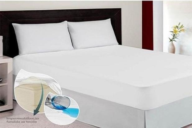 Kit Capa Para Colchão Queen Impermeável Com Duas Fronha - Master comfort Menor preço em Kit Capa Para Colchão Queen Impermeável Com Duas Fronha - Master comfort