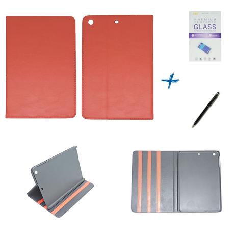 Kit Capa para iPad Mini 2/3 Carteira + Película de Vidro + Caneta Touch (Vermelho) - Skin t18 Menor preço em Kit Capa para iPad Mini 2/3 Carteira + Película de Vidro + Caneta Touch (Vermelho) - Skin t18