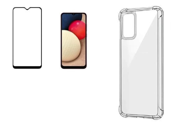 Kit Capa Reforçada Antishock Tpu Premium Samsung Galaxy A12 + Película De Vidro 3D 5D 9D - DV Menor preço em Kit Capa Reforçada Antishock Tpu Premium Samsung Galaxy A12 + Película De Vidro 3D 5D 9D - DV