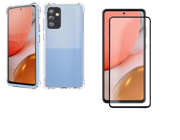Kit Capa Reforçada Antishock Tpu Premium Samsung Galaxy A72 / A72 5G +  Película De Vidro 3D 5D 9D - Dv - Kit Capinha e Película para Celular -  Magazine Luiza
