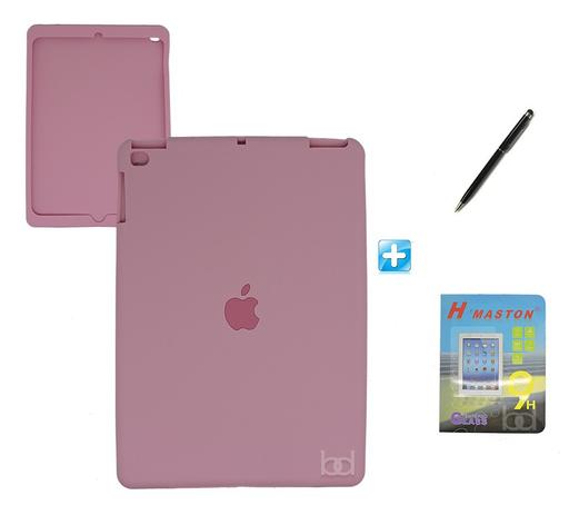 Kit Capa Silicone Emborrachada Design iPad Mini 2/3 / Caneta Touch + Película de Vidro (Rosa) - Skin t18 Menor preço em Kit Capa Silicone Emborrachada Design iPad Mini 2/3 / Caneta Touch + Película de Vidro (Rosa) - Skin t18