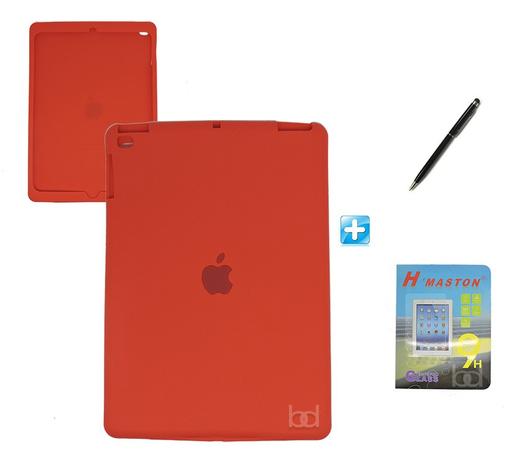 Kit Capa Silicone Emborrachada Design iPad Mini 2/3 / Caneta Touch + Película de Vidro (Vermelho) - Skin t18 Menor preço em Kit Capa Silicone Emborrachada Design iPad Mini 2/3 / Caneta Touch + Película de Vidro (Vermelho) - Skin t18