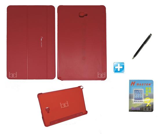 Kit Capa Smart Book Galaxy Tab A Note 10.1 P585 / P580 + Pel Vidro + Caneta Touch (Vermelho) - Skin t18 Menor preço em Kit Capa Smart Book Galaxy Tab A Note 10.1 P585 / P580 + Pel Vidro + Caneta Touch (Vermelho) - Skin t18