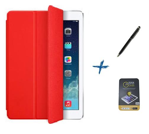 Kit Capa Smart Cover iPad Mini 2/3 Caneta Touch + Película de Vidro (Vermelho) - Skin t18 Menor preço em Kit Capa Smart Cover iPad Mini 2/3 Caneta Touch + Película de Vidro (Vermelho) - Skin t18