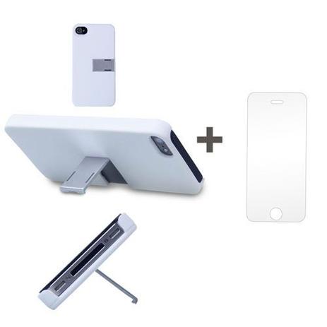 Kit Capa Suporte Iphone 5/5S Branco + Pelicula de Vidro GBMAX é boa?