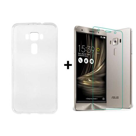Kit Capa TPU Incolor Zenfone 4 Max ZC554KL + Película, - Maston Menor preço em Kit Capa TPU Incolor Zenfone 4 Max ZC554KL + Película, - Maston