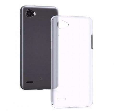 Kit capa transparente + capa fumê para LG Q6 PLUS - Maston Menor preço em Kit capa transparente + capa fumê para LG Q6 PLUS - Maston