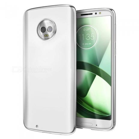 Kit capa transparente + capa fumê para Moto G6 PLUS - Maston Menor preço em Kit capa transparente + capa fumê para Moto G6 PLUS - Maston