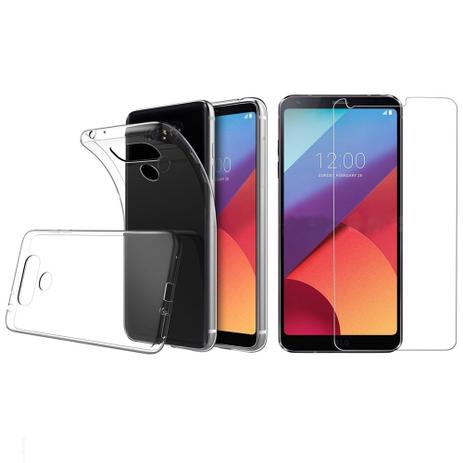 Kit Capa transparente (TPU) + Película de Vidro para LG G6 - H maston Menor preço em Kit Capa transparente (TPU) + Película de Vidro para LG G6 - H maston
