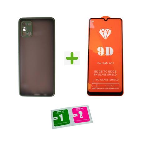 Kit Capas Galaxy A31 Prova De Choque + Película 9D - ELXCASES - Kit Capinha  e Película para Celular - Magazine Luiza