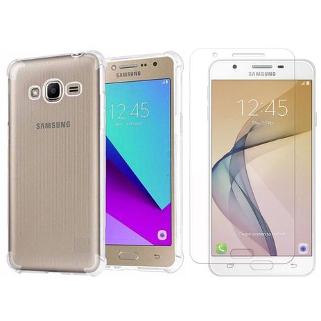 Kit Capinha Silicone Antichoque + Pelicula Vidro Samsung J2 Prime G532 -  HRebros - Kit Capinha e Película para Celular - Magazine Luiza