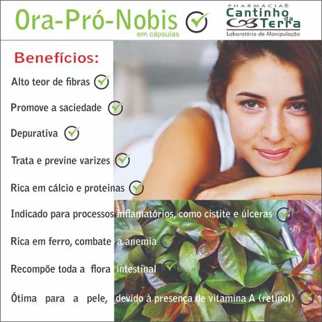 Kit Capsula Ora Pró Nobis 500mg - 2 potes - Florien Menor preço em Kit Capsula Ora Pró Nobis 500mg - 2 potes - Florien