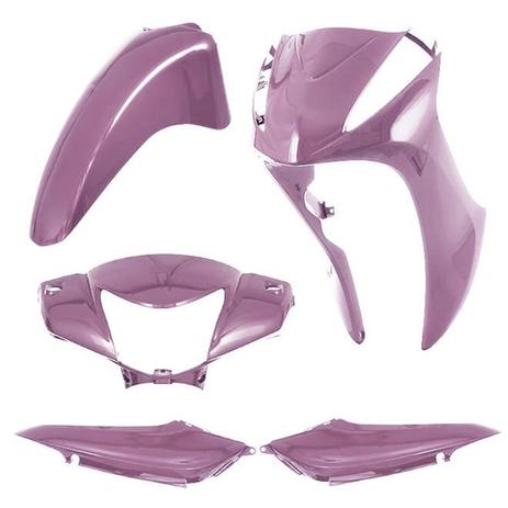 Kit Carenagem Completa Pro Tork Biz 125 2011 Rosa Agata Metálico Menor preço em Kit Carenagem Completa Pro Tork Biz 125 2011 Rosa Agata Metálico