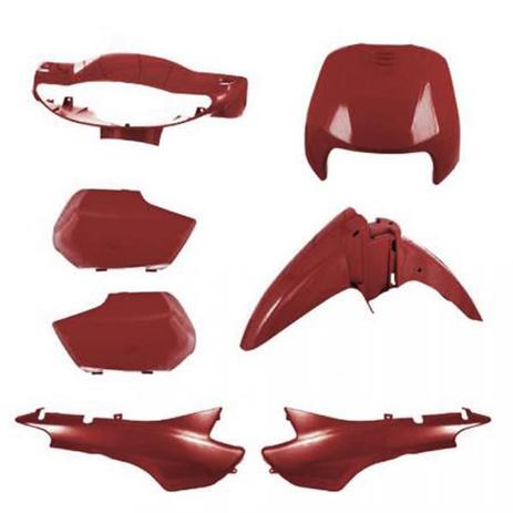 Kit Carenagem Moto Biz 100 2002 Ate 2003 Vermelho Acessorios Completos Motocicleta (004-6034) - Pro tork é boa?