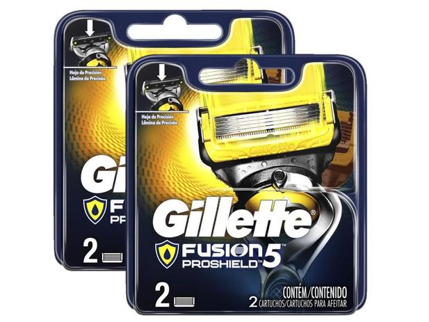 Kit Cargas Gillette Fusion Proshield com 4 unidades Menor preço em Kit Cargas Gillette Fusion Proshield com 4 unidades