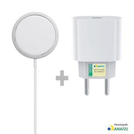 Kit Carregador Magnético e Fonte 20W Compatível com Iphone 11 12 13 - Mobile Phone Menor preço em Kit Carregador Magnético e Fonte 20W Compatível com Iphone 11 12 13 - Mobile Phone