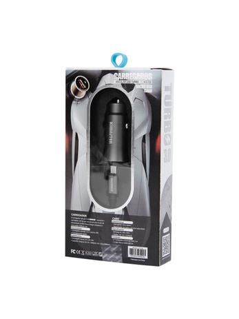 Kit Carregador Veicular Turbo 2.4A com cabo Micro USB Kimaster - KT718 Menor preço em Kit Carregador Veicular Turbo 2.4A com cabo Micro USB Kimaster - KT718