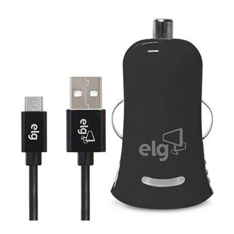 Kit Carregador Veicular Usb + Cabo Micro Usb 1m Kt510c1 Elg Menor preço em Kit Carregador Veicular Usb + Cabo Micro Usb 1m Kt510c1 Elg