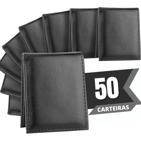 Kit Carteira Porta Cartão Atacado - Caixa com 50 Unidades - gb Menor preço em Kit Carteira Porta Cartão Atacado - Caixa com 50 Unidades - gb