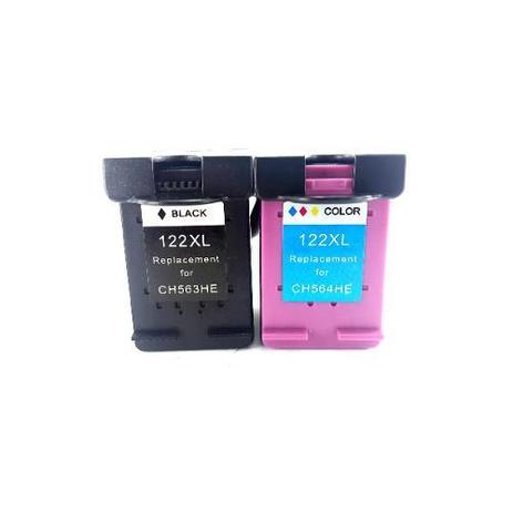 Kit Cartucho Compatível HP 122XL Preto e Colorido - Novasupri Menor preço em Kit Cartucho Compatível HP 122XL Preto e Colorido - Novasupri