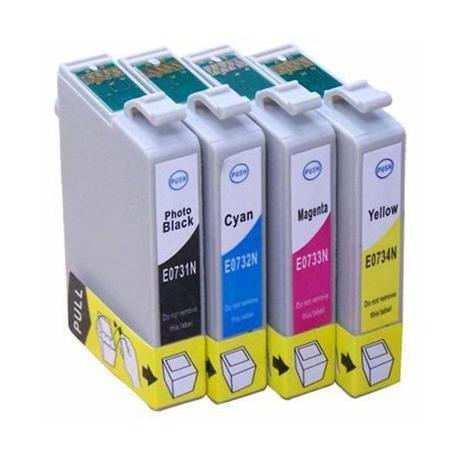 Kit Cartucho de Tinta Epson 73N - Compatível Menor preço em Kit Cartucho de Tinta Epson 73N - Compatível