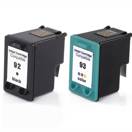 Kit Cartucho de tinta HP 92 93 - Compatível Menor preço em Kit Cartucho de tinta HP 92 93 - Compatível